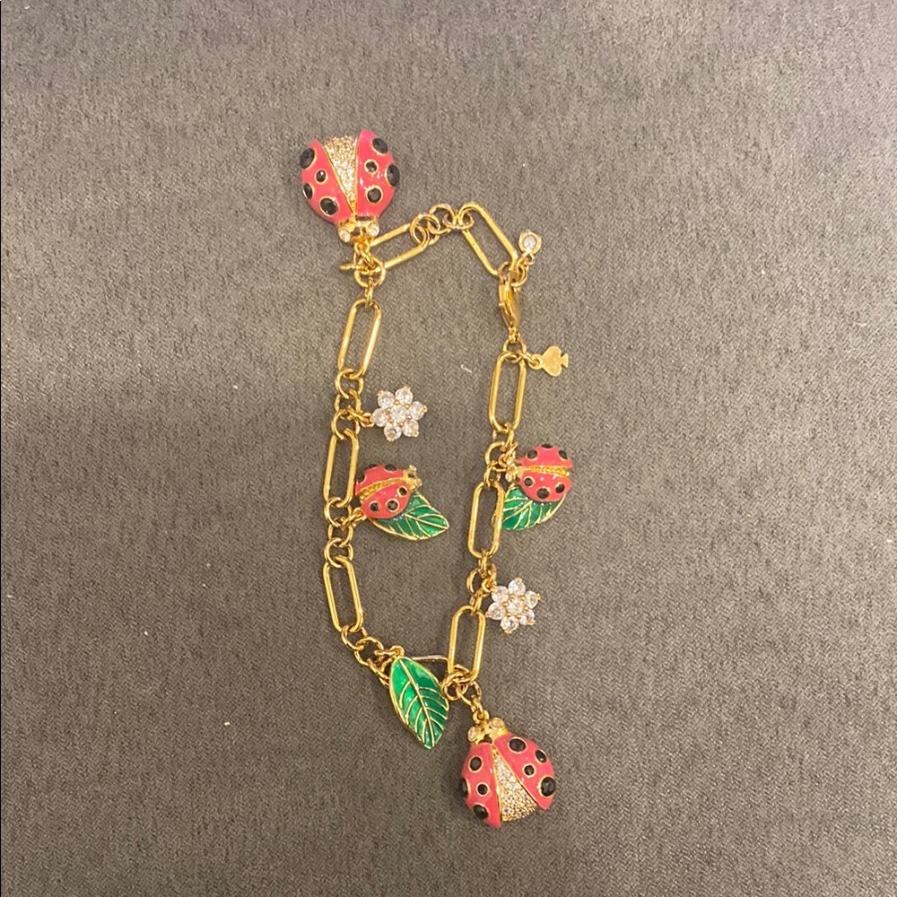 Kate Spade Jewelry Ladybug Charm Bracelet - Picture 2 of 2